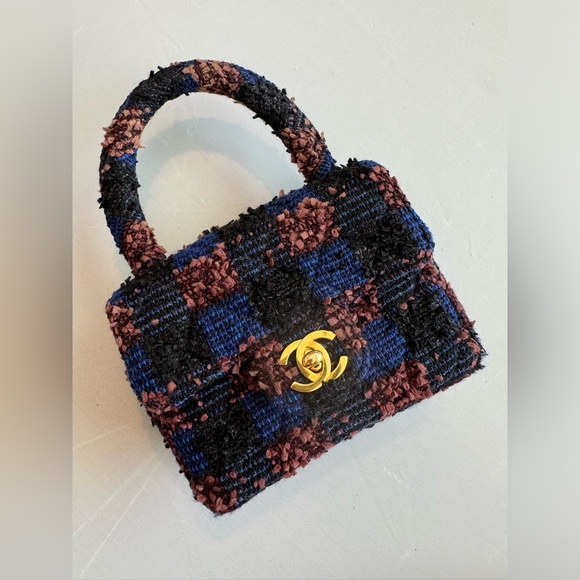 Chanel vintage tweed mini Kelly - Picture 1 of 14